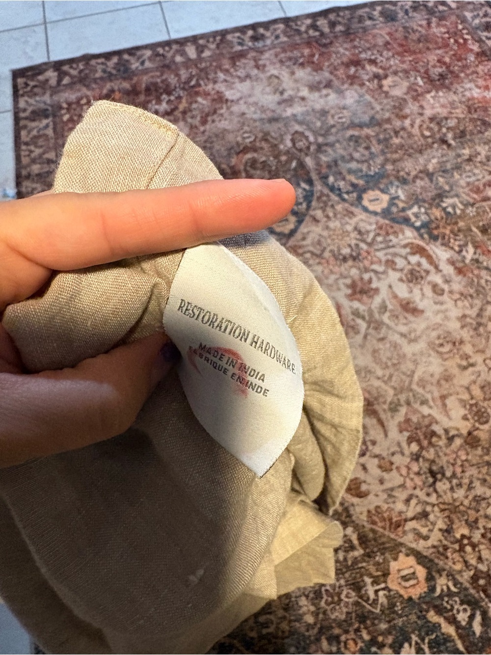 Restoration Hardware 100 Linen Curtain